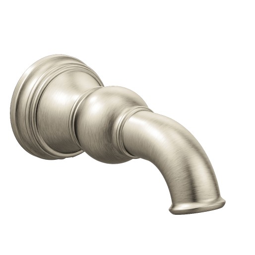 Weymouth 6-3/4" Non-Diverter Tub Spout in Brushed Nickel