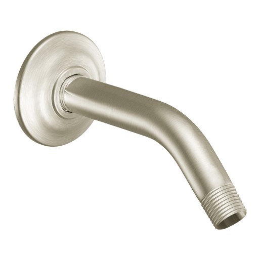 Wall Mount Shower Arm & Flange In Brushed Nickel