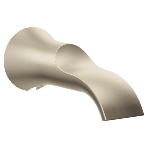 Doux 7-3/4" Non-Diverter Tub Spout in Brushed Nickel
