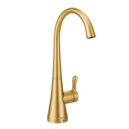 Sip Transitional 1-Handle Beverage Faucet in Brushed Gold