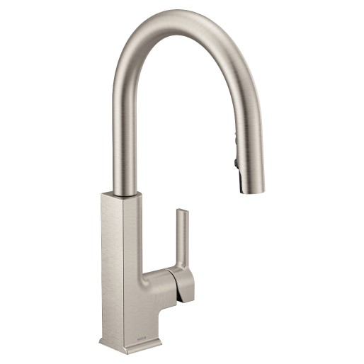 STo Single Hole Pulldown Kitchen Faucet in Spot Resist Stainless