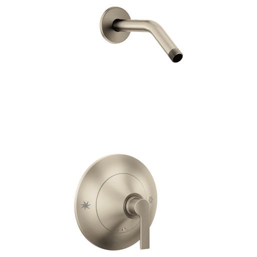 Doux Shower Trim Less Showerhead In Bruhed Nickel