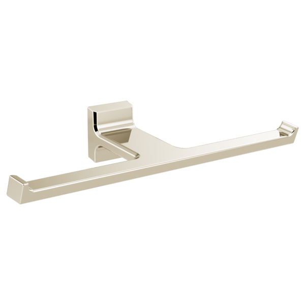 Pivotal Double Toilet Paper Holder in Polished Nickel