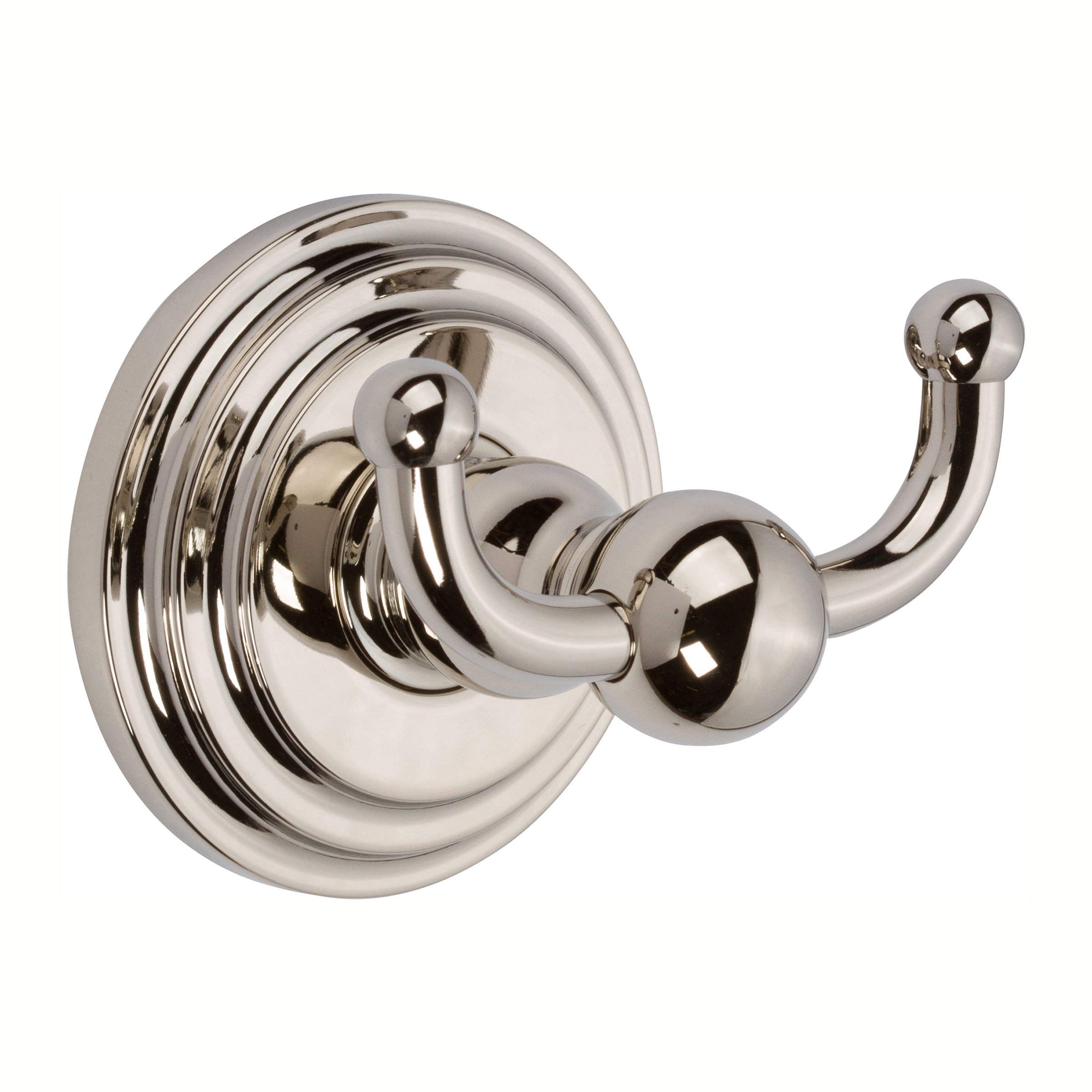 Chelsea Double Robe Hook in Polished Nickel