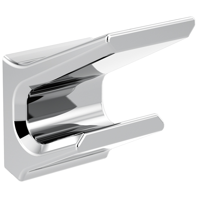 Pivotal Double Robe Hook in Polished Chrome