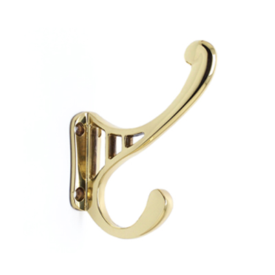 Prelude Coat Hook in Polished Brass