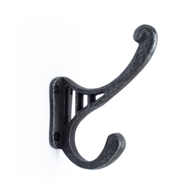 Prelude Coat Hook in Weathered Iron