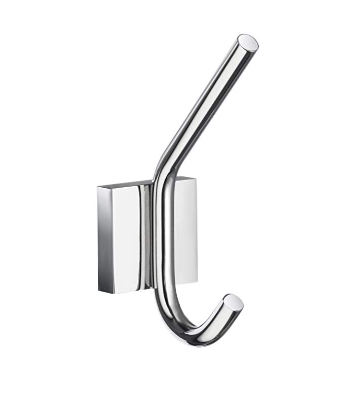 House 1-7/8" Wall Mount Single Robe Hook in Polished Chrome