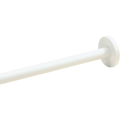 72" Modular Shower Rod in White w/White Ring