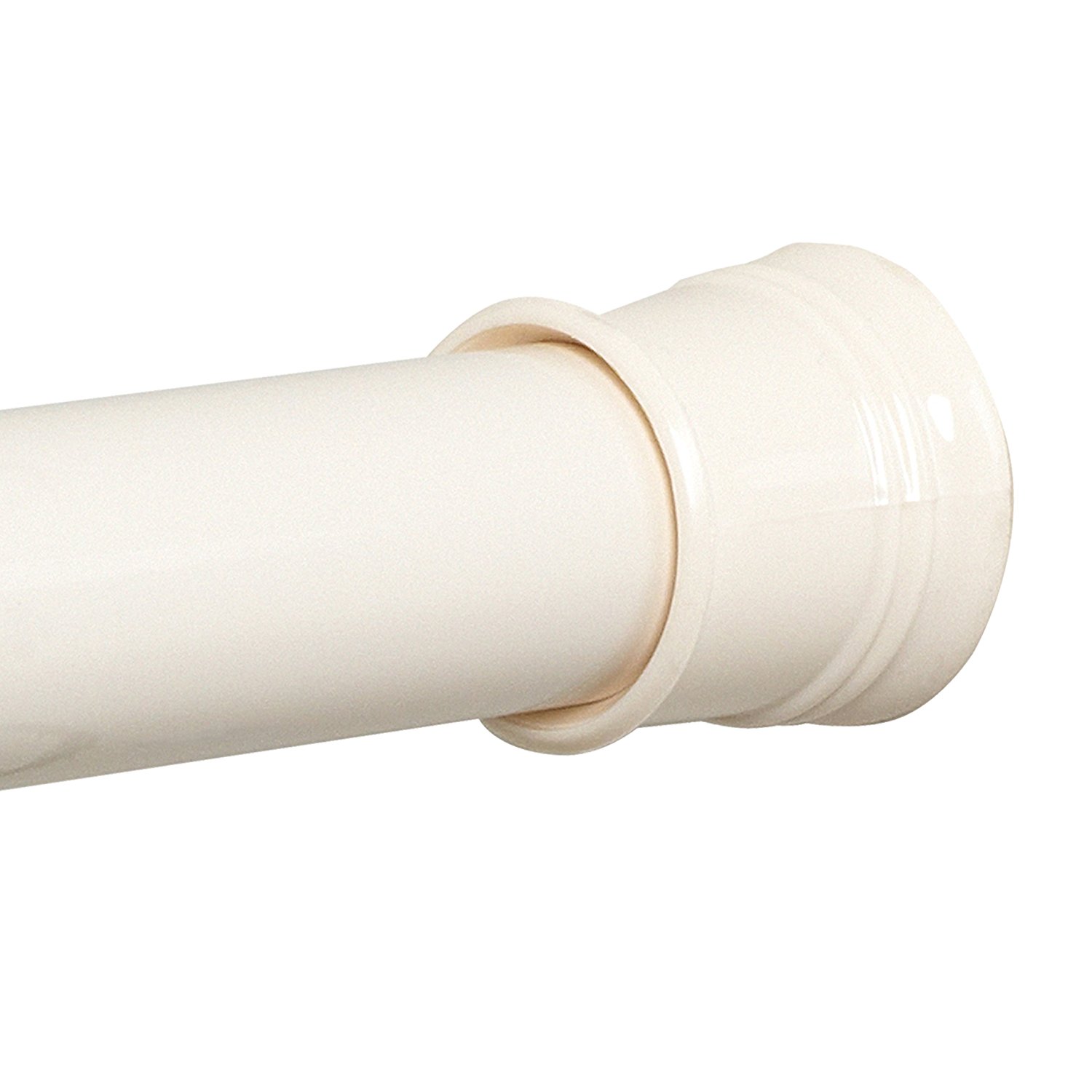 TwistTight Adjustable Tension Shower Rod 40" to 60" Bone