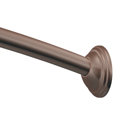 5' Curved Shower Rod in Old World Bronze