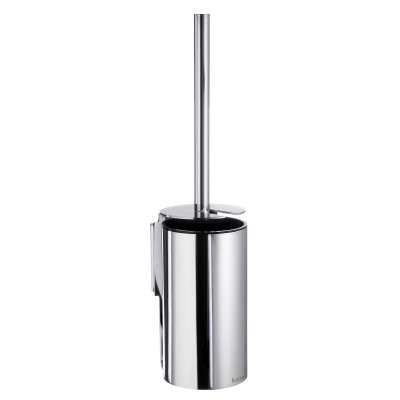 Pool Dual Mount Toilet Brush w/Holder in Polished Chrome