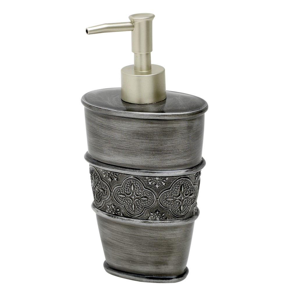 Gatsby Soap/Lotion Dispenser in Antique Pewter