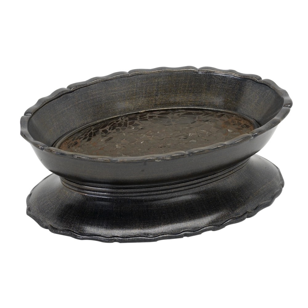 Prescott Soap Dish in Dark Bronze/Topaz