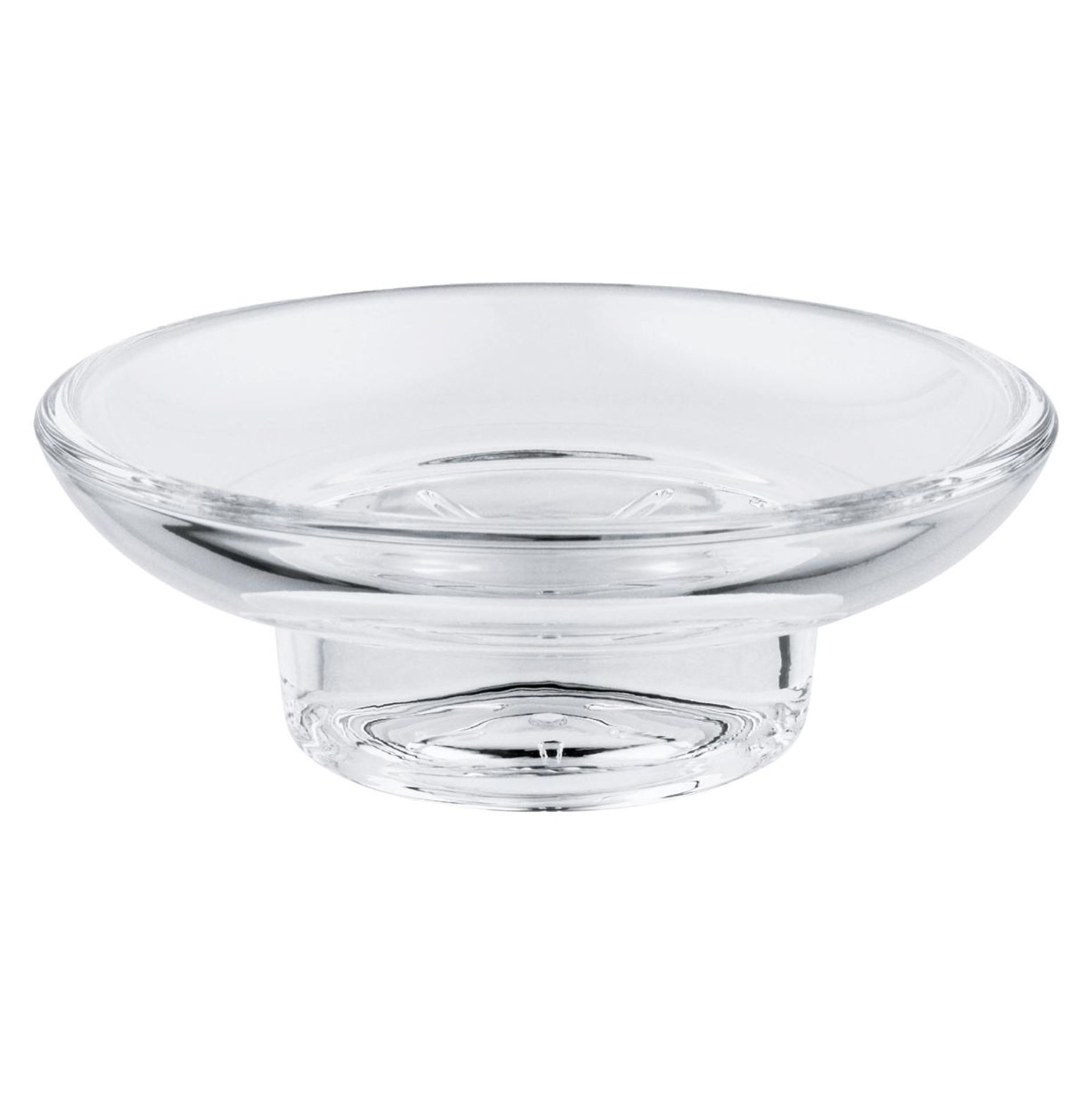 Essentials Glass Soap Dish Only in Clear