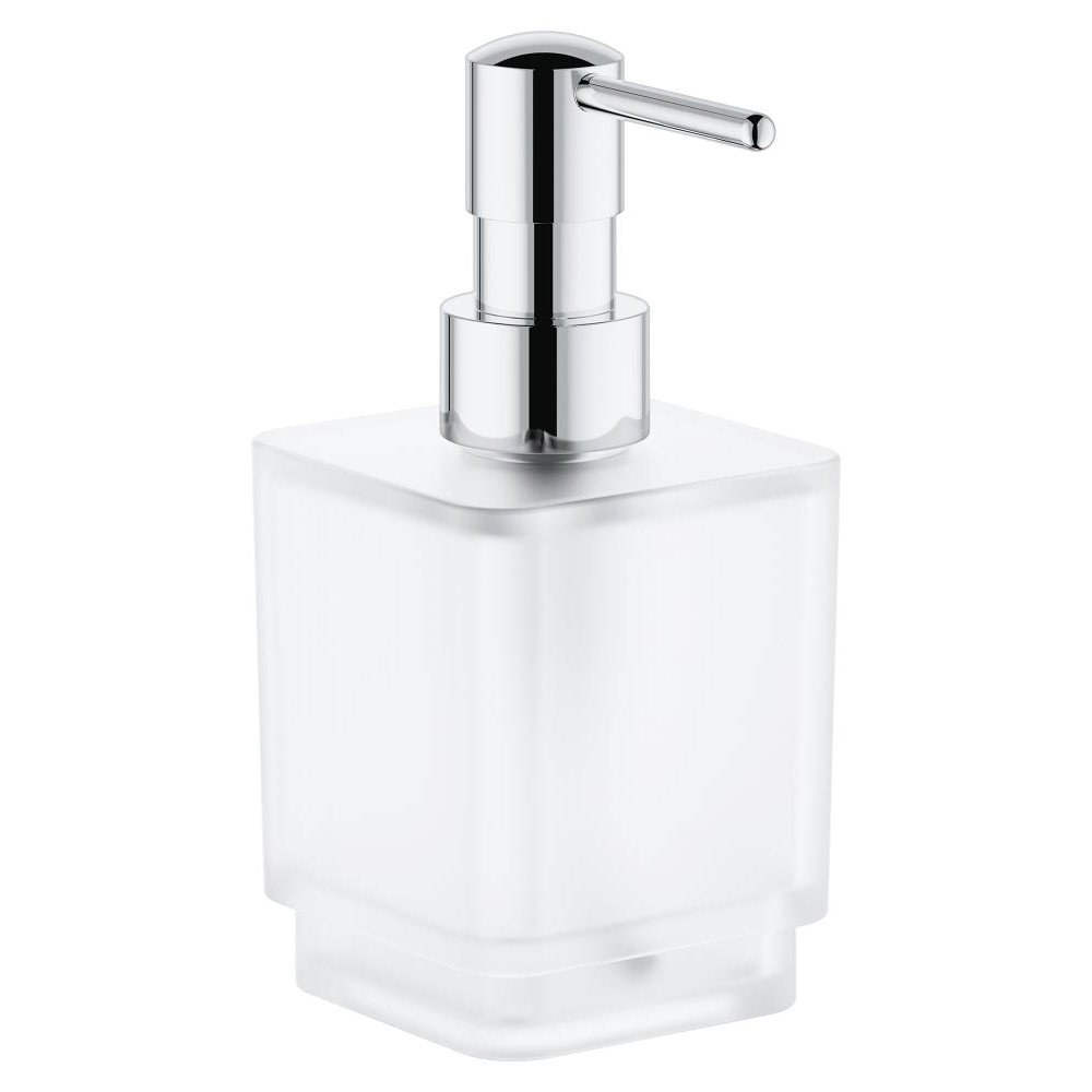 Selection Cube Soap Dispenser w/Holder in StarLight Chrome