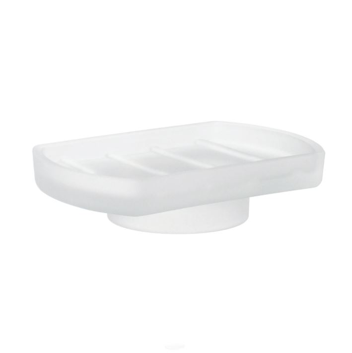 Xtra Spare Frosted Glass Soap Dish
