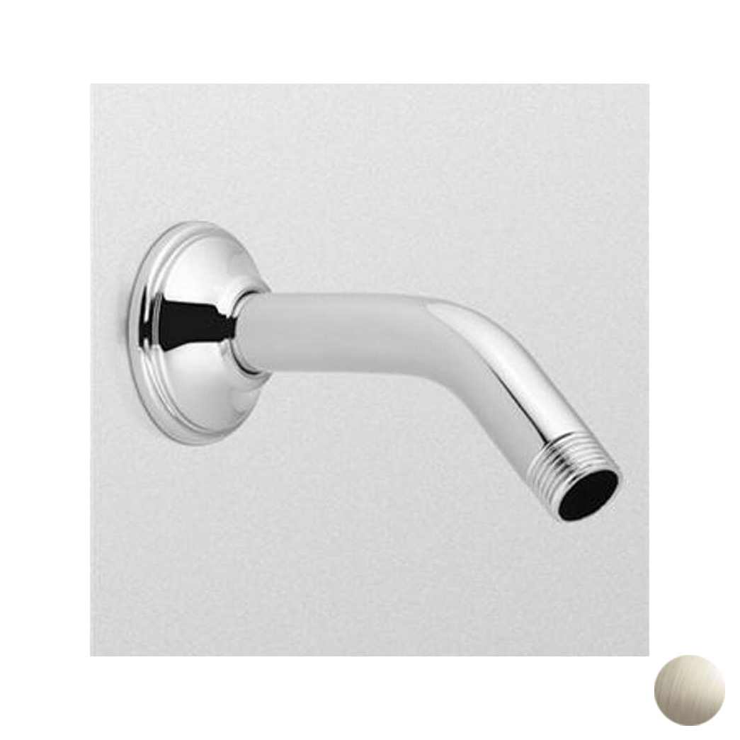 Transitional Series Wall Mount Shower Arm & Flange In Brushed Nickel