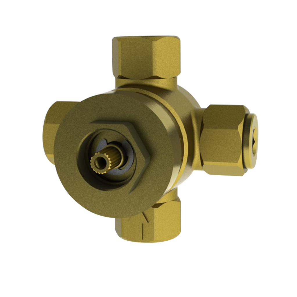 2-Way Diverter Valve Rough-In 1/2" NPT Connections