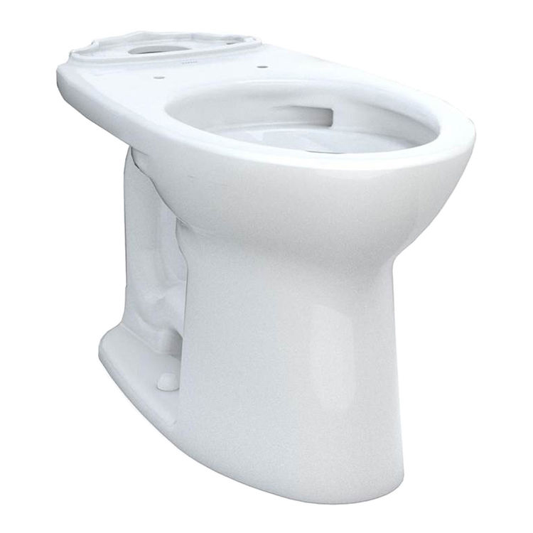 Drake ADA Elongated Front Toilet Bowl Only in Cotton White **SEAT NOT INCLUDED**