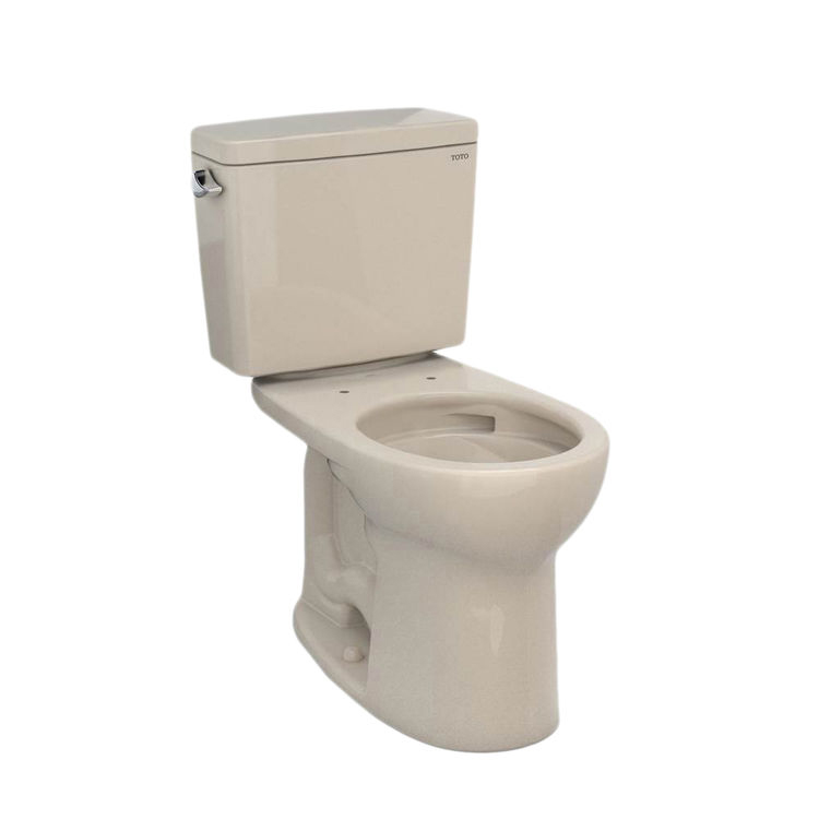 Drake ADA 2-Pc Rnd Toilet, No Seat in Bone 1.28gpf