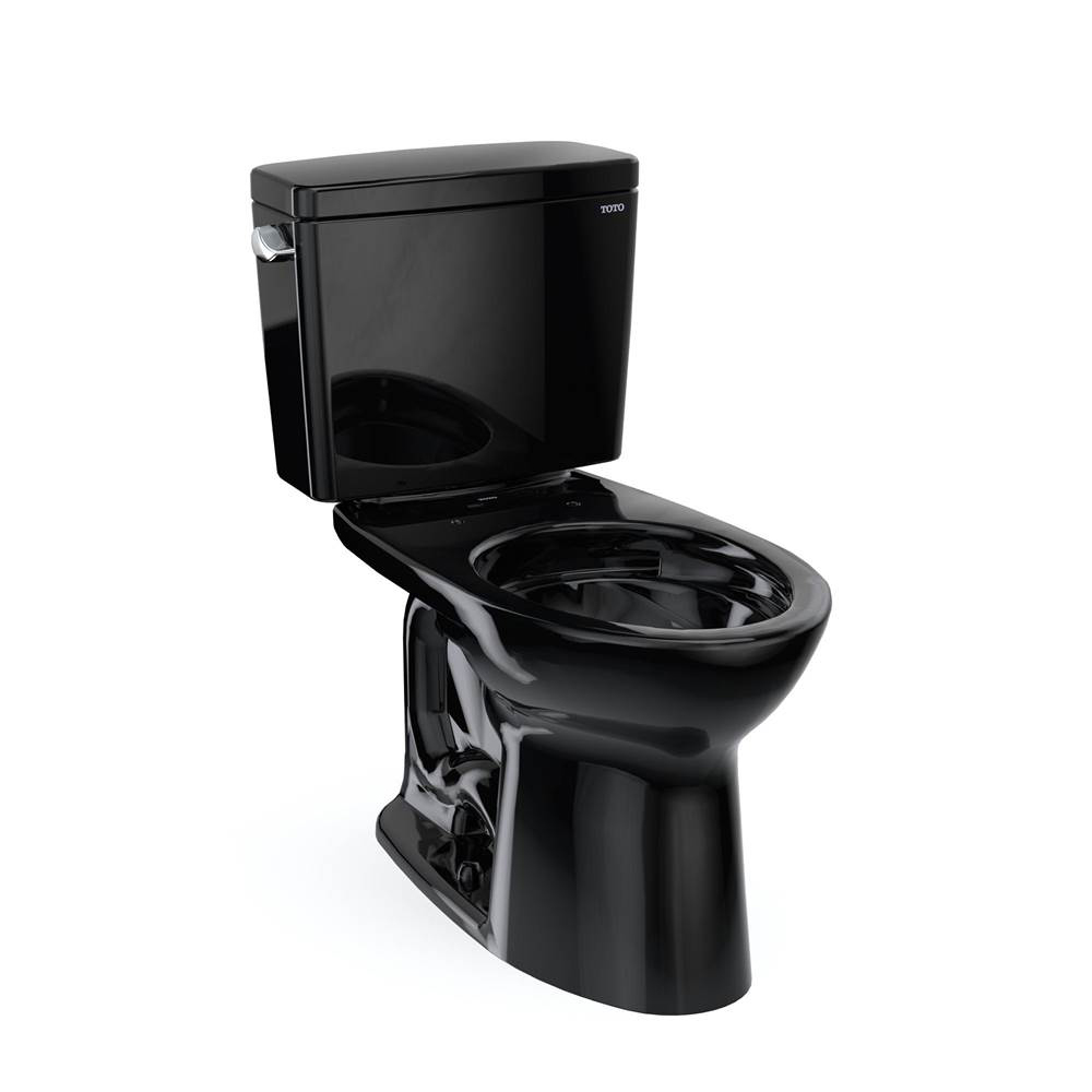 Drake 2-Pc Elongated Toilet, No Seat in Ebony 1.28gpf