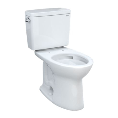 Drake ADA 2-Pc Elong Toilet, No Seat in Cotton White 1.28gpf