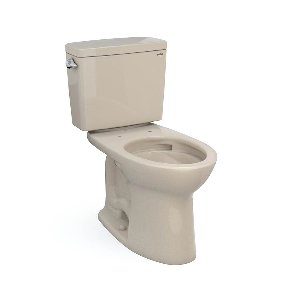 Drake ADA 2-Pc Elong Toilet, No Seat in Bone 1.28gpf