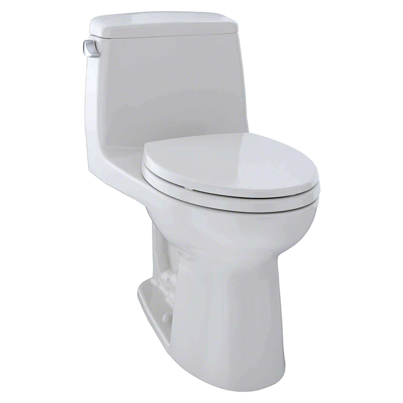 Ultramax 1-pc Elongated Toilet w/Seat in Colonial White 1.6 gpf