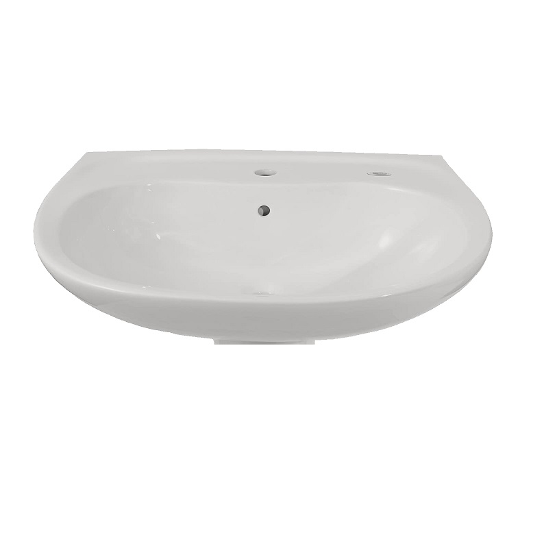 Prominence 26x21" Peestal Lav Sink w/1 Fct Hole in Colonial White