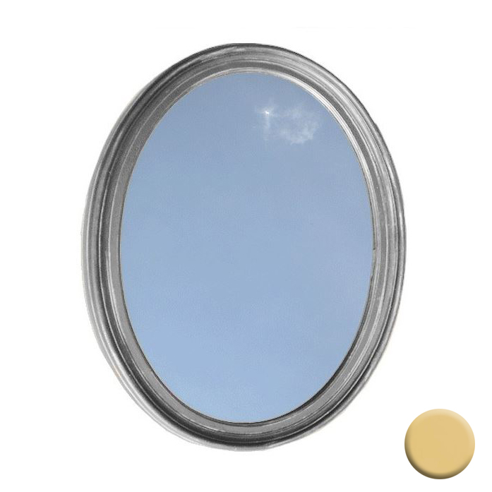 Warwick Oval Bathroom Mirror Framed 21-1/8x31-1/2 Gold