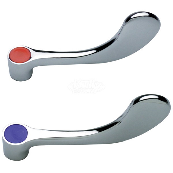 4" Wristblade Handles For Faucet In Chrome  