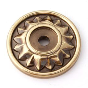 Fiore 1-3/8" Rosette in Polished Antique