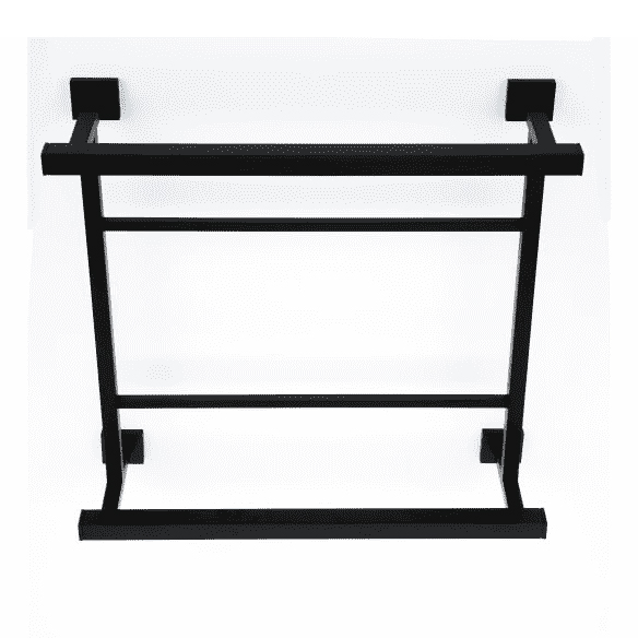 Contemporary II 18x22" Hospitality Towel Rack in Matte Black