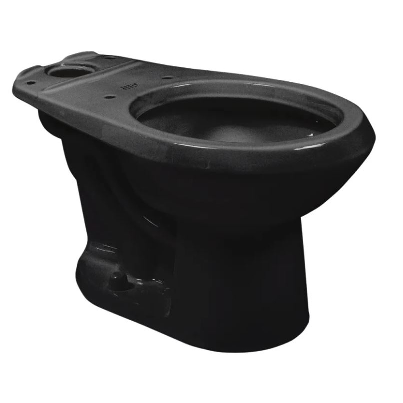Cadet Toilet Bowl Only Round Black **SEAT NOT INCLUDED**
