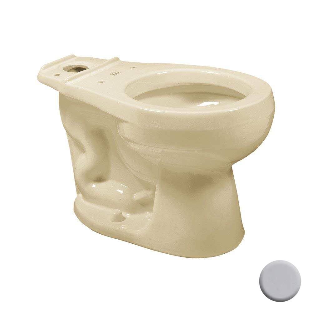 Cadet Toilet Bowl Only Round Silver **SEAT NOT INCLUDED**