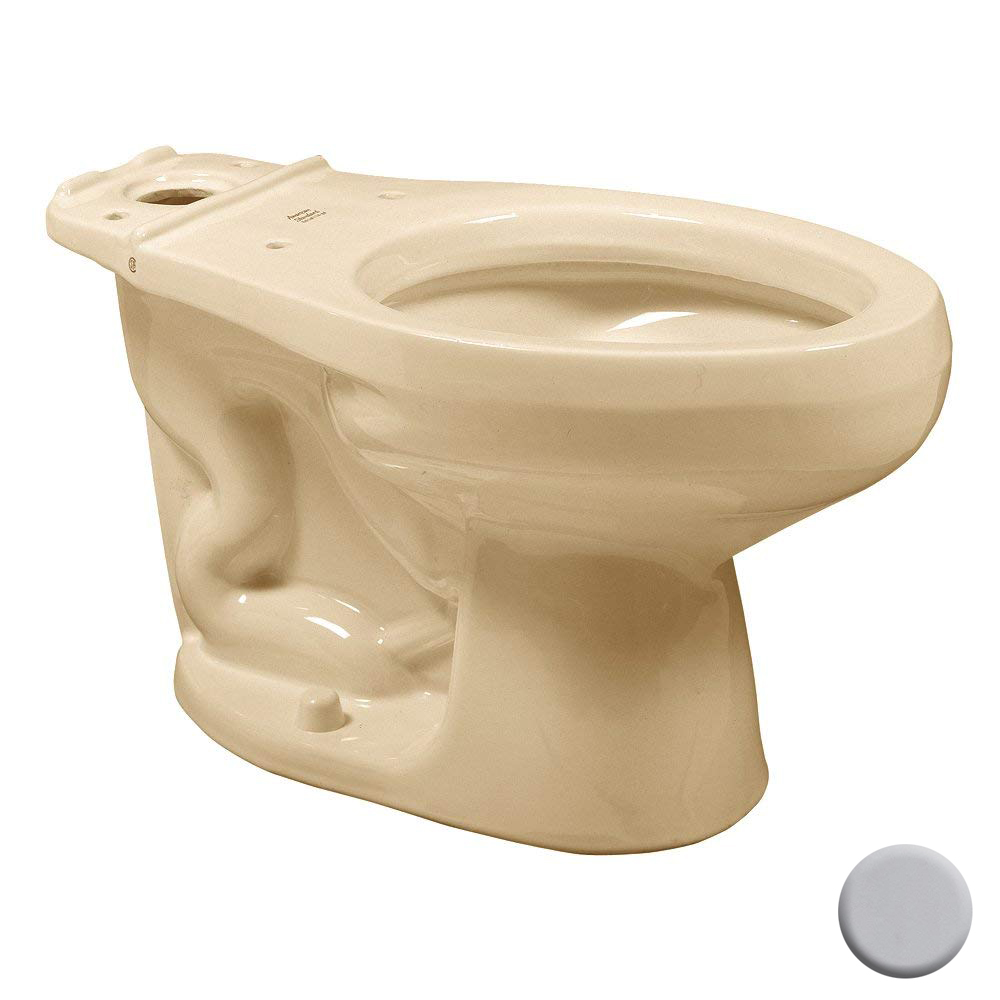 Cadet Toilet Bowl Only Elongated Silver **SEAT NOT INCLUDED**