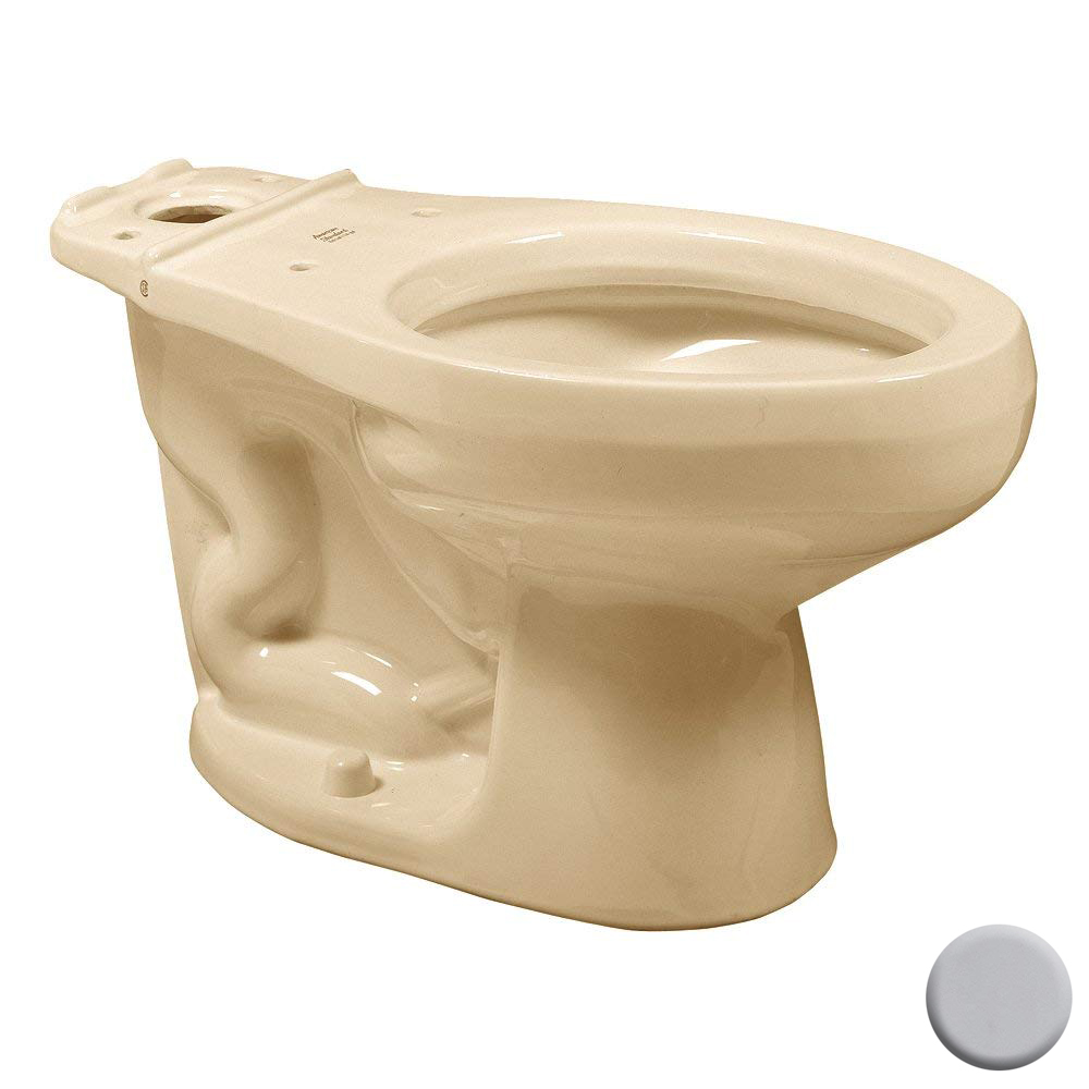 Cadet Toilet Bowl Only Elongated Silver **SEAT NOT INCLUDED**
