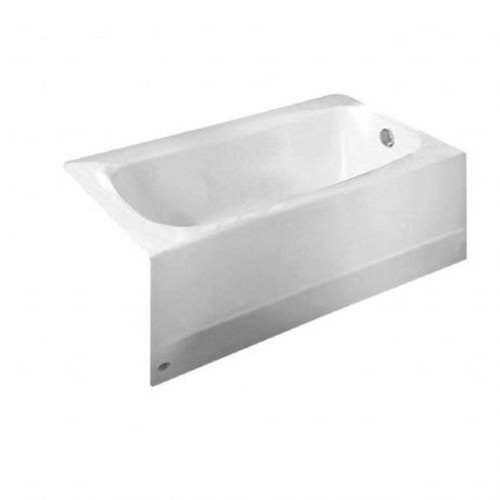 Cambridge 60x32" Bathtub White w/Right Drain & Tub Cover