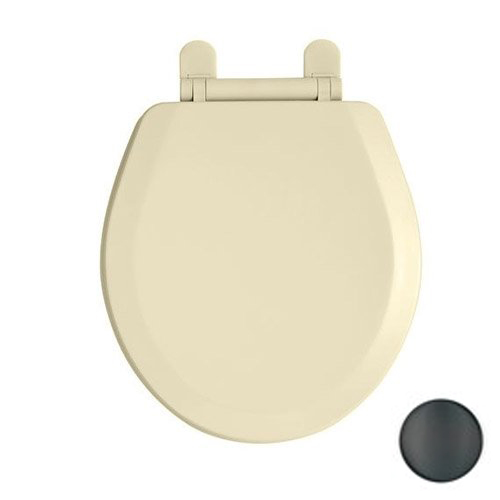 EverClean Round Front Toilet Seat & Cover in Black