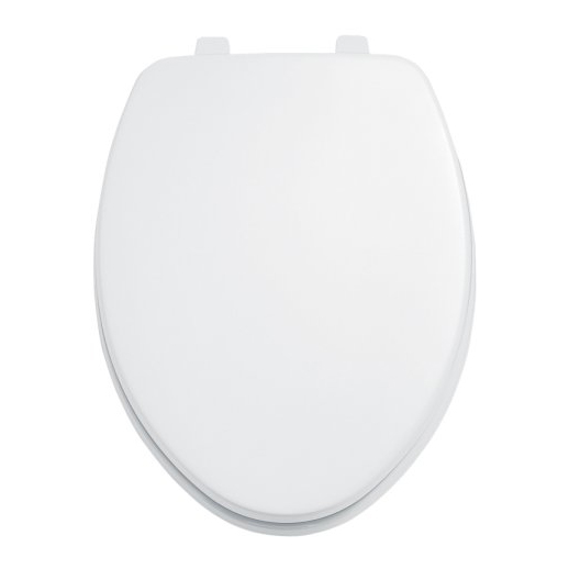 Laurel Elongated Toilet Seat w/Cover in Warm White