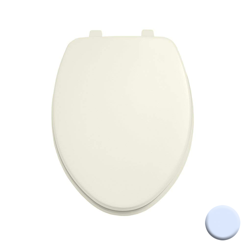 Laurel Elongated Toilet Seat w/Cover in Daydream Blue