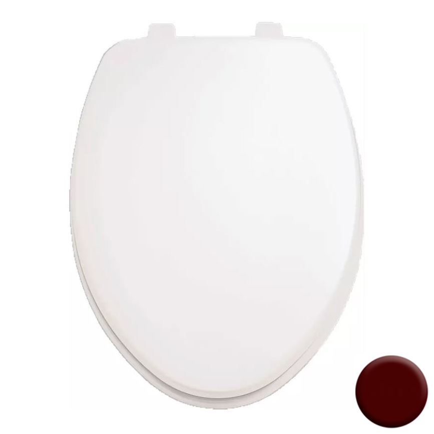 Laurel Elongated Toilet Seat w/Cover in Loganberry