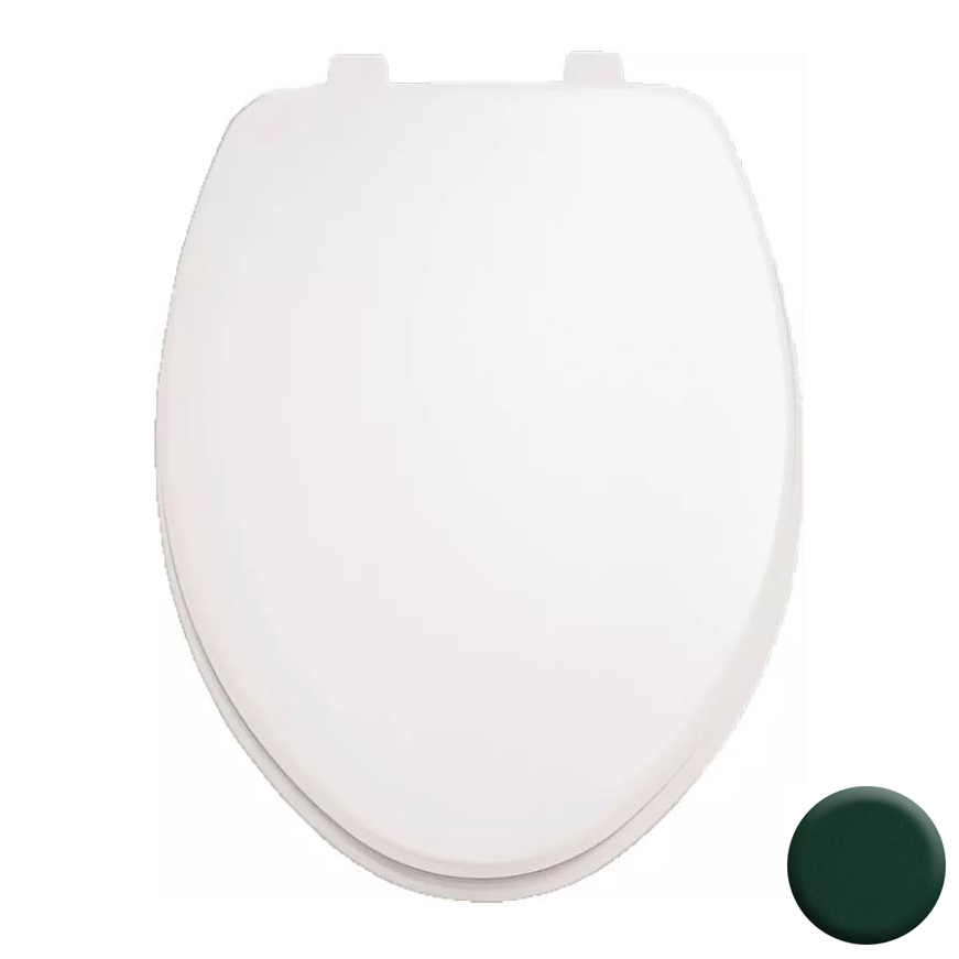 Laurel Elongated Toilet Seat w/Cover in Rain Forest