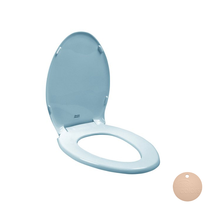 Rise & Shine Elong Plastic Toilet Seat & Cover, Candlelyght