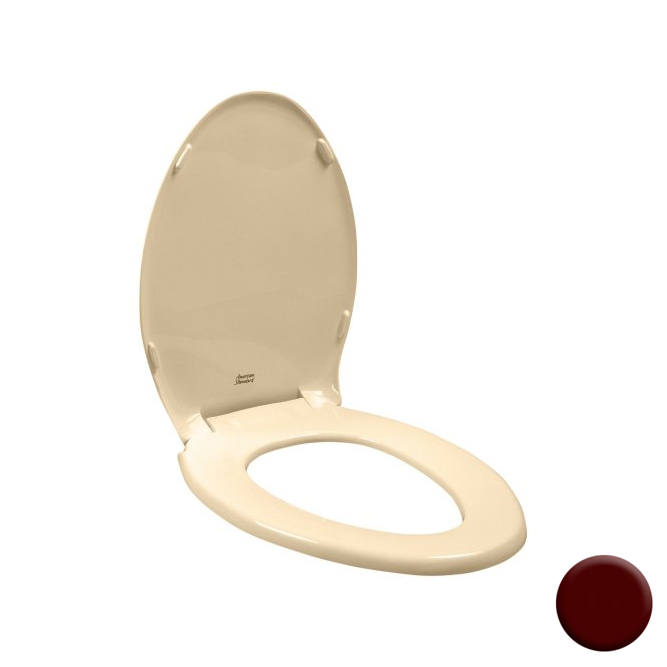 Rise & Shine Elong Plastic Toilet Seat & Cover in Loganberry
