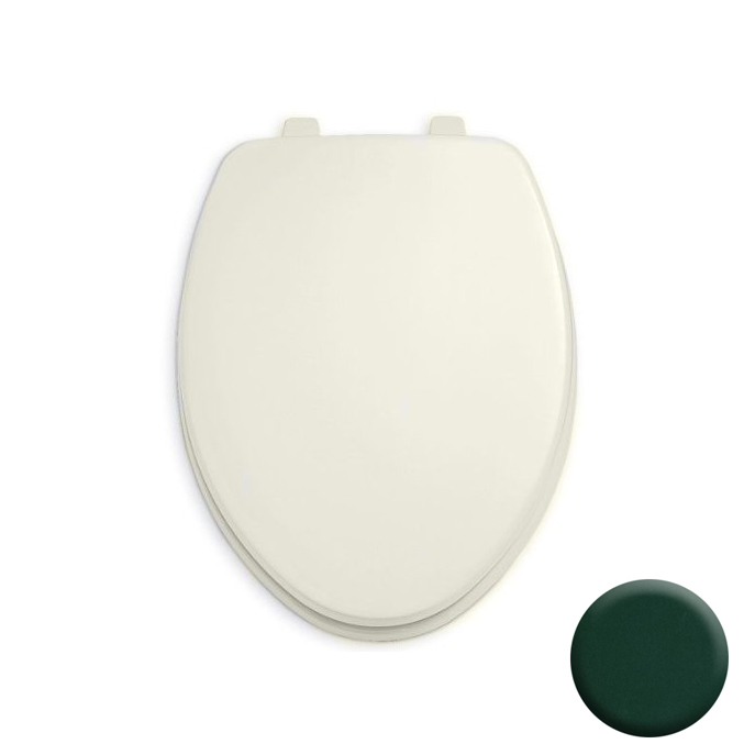Rise & Shine Elong Plastic Toilet Seat/Cover in Rain Forest