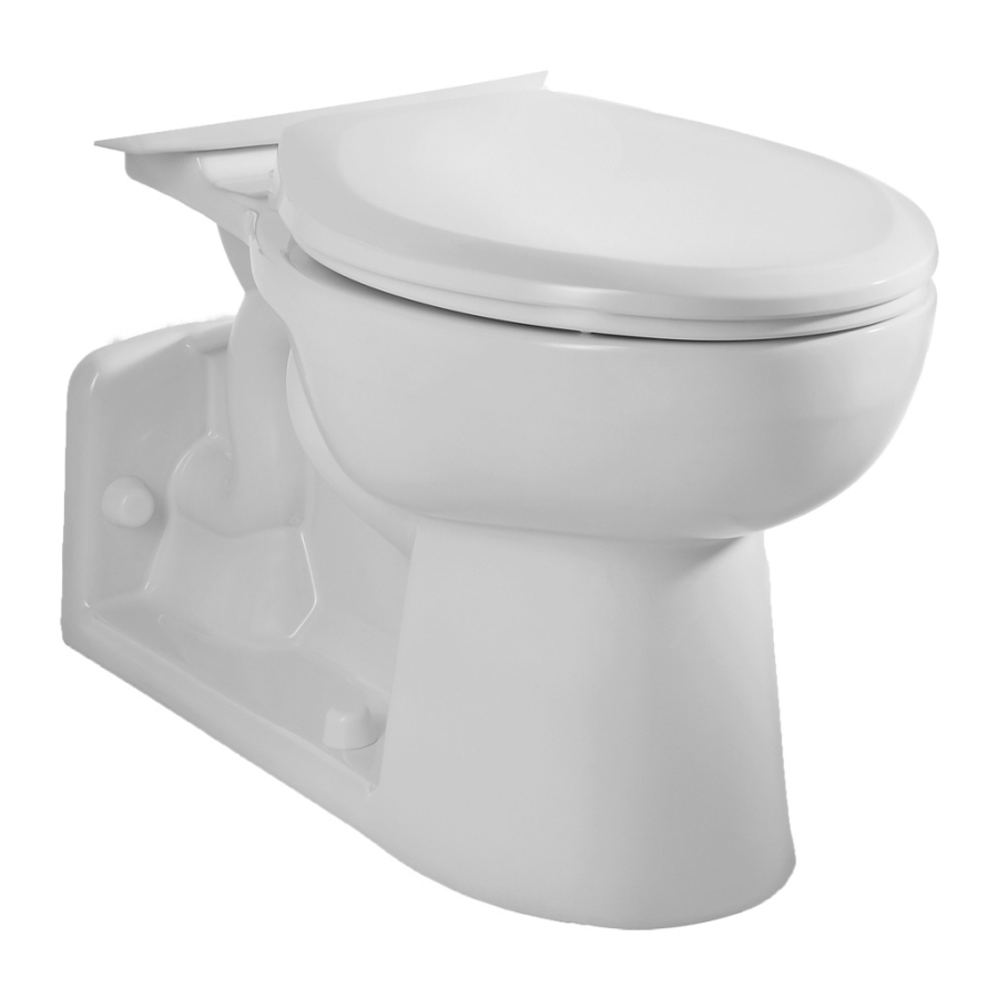 Yorkville EverClean Toilet Bowl Only Elongated White **SEAT NOT INCLUDED**