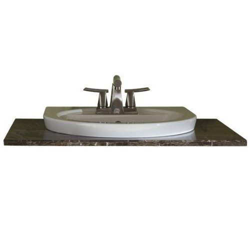 Tropic Lavatory Vanity Top Only 31x20 Taupe