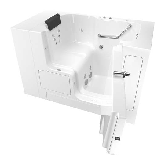 Premium 52x32x40" Whirlpool Walk-In Tub w/Right Drain White